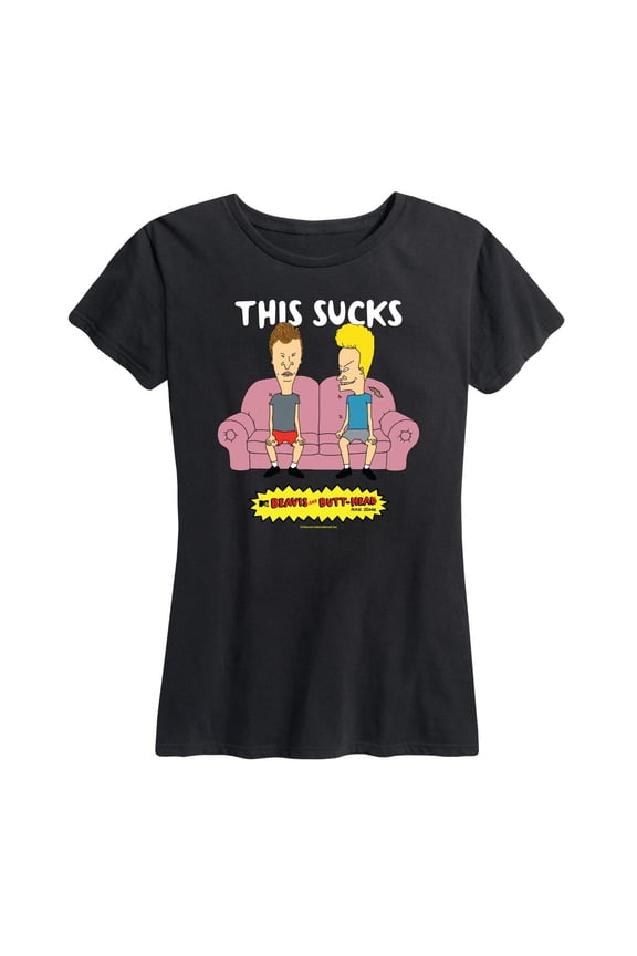 Beavis and Butthead - Beavis and Butthead Designs - Women's Short Sleeve Graphic T-Shirt