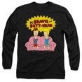 thumbnail image 1 of Beavis and Butthead Couch Logo Og Unisex Adult Long-Sleeve T Shirt (Large) Black, 1 of 2