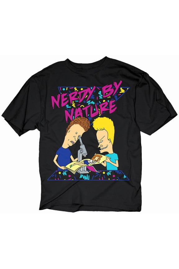 Beavis and Butthead Nurdy By Nature Adult T-Shirt