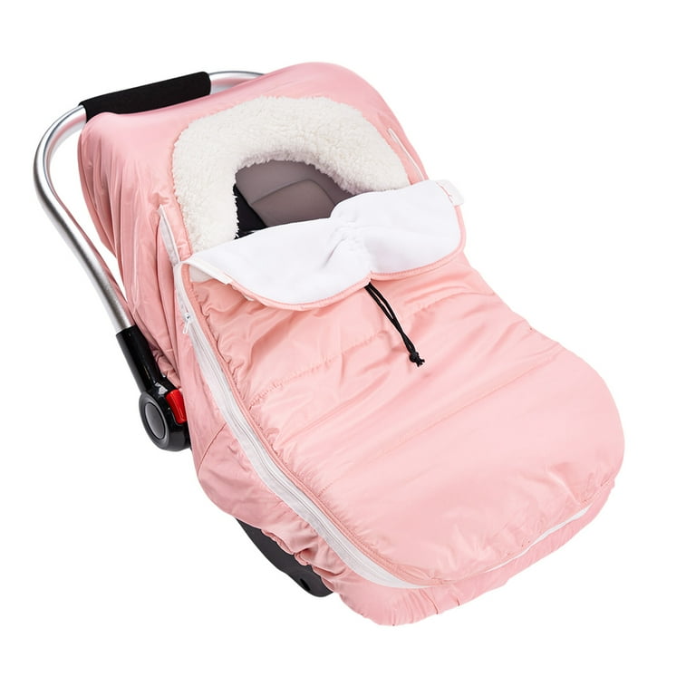 Beavtaens Winter Baby Car Seat Cover, Warm Cozy Breathable