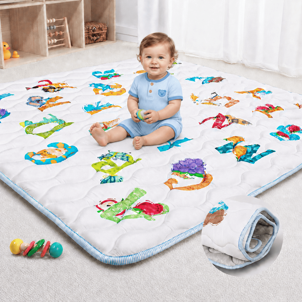 Beavtaens Baby Play Mat for Floor, Foam 50
