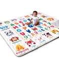 thumbnail image 1 of Beavtaens Baby Play Mat, Thickened Playmat Fits 71" x 59" Playpen, Upgraded Non-Slip, Soft for Infants, Beige Animals, 1 of 9