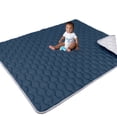 thumbnail image 1 of Beavtaens Baby Play Mat for Floor, Fits 71x59 Playpen, Non-Slip, Soft for Infants, 0-4 Years, Dark Gray, 1 of 9