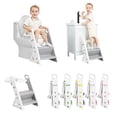 thumbnail image 1 of Beavtaens Potty Training Toilet Seat, Upgrade Foldable Step Stool with Adjustable Ladder, for Ages 1-3, 1 of 7