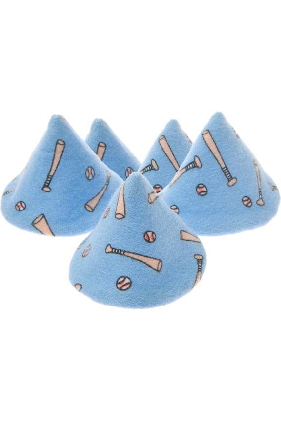 Pee-Pee Teepee Cellophane Bag, 5 Pieces, Baseball