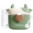 thumbnail image 1 of Bebamour Baby Formula Dispenser, BPA Free Portable Milk Powder and Candy Fruit Snack Storage Container with Scoop and Leveller for Travel, 450 ML，Green, 1 of 6