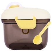 Bebamour Baby Formula Dispenser Container Portable Formula Dispenser Container with Scoop, Carry Handle and Date Maker for Travel Outdoor for Baby Infant,500ML Coffee