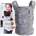 thumbnail image 1 of Bebamour Doll Carrier Original Reborn Baby Doll Carrier for Doll Toys Doll Carrier for Girls and Boys (Grey Animal), 1 of 5