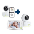 thumbnail image 1 of Bebcare Motion Baby Monitor + Bebcare iQ App Smart Camera Gift Set: 1080pHD WiFi camera, 4.3" Handheld Parent Unit, Dual-mode Design, Free iOS and Android App, 1 of 5