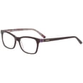 thumbnail image 1 of Bebe BB5118 210 Women's Topaz Rectangular Plastic Frame Eyeglasses, 1 of 5