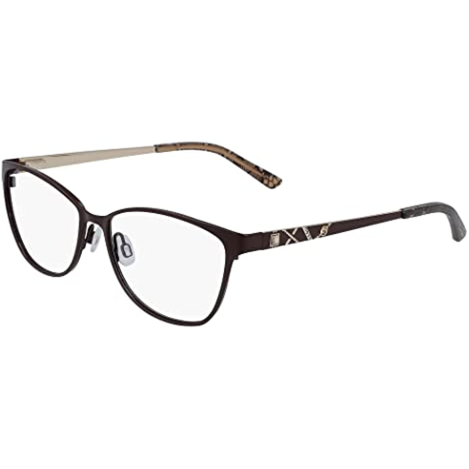 Bebe BB5171 200 Men's Topaz Rectangular Metal Frame Eyeglasses