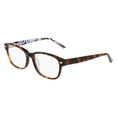 thumbnail image 1 of Bebe BB5193 220 Women's Tortoise Full Rim Square Frame Eyeglasses, 1 of 2