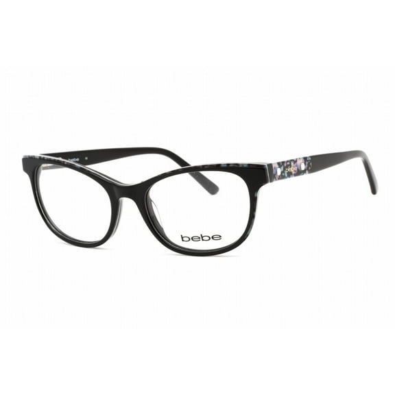 Bebe BB5198 001 Women's Jet Rectangular Plastic Frame Eyeglasses
