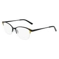 thumbnail image 1 of Bebe BB5204 001 Women's Jet Cat Eye Shape Metal Frame Eyeglasses, 1 of 2
