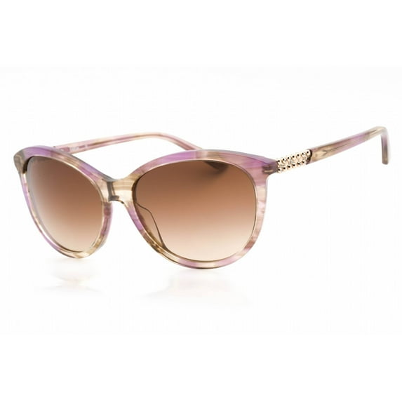 Bebe BB7202 500 Women's Plum Horn Plastic Cat Eye Frame Sunglasses