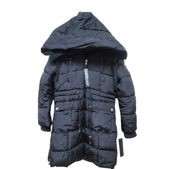 Bebe BLACK The Anorak Jacket, US Large