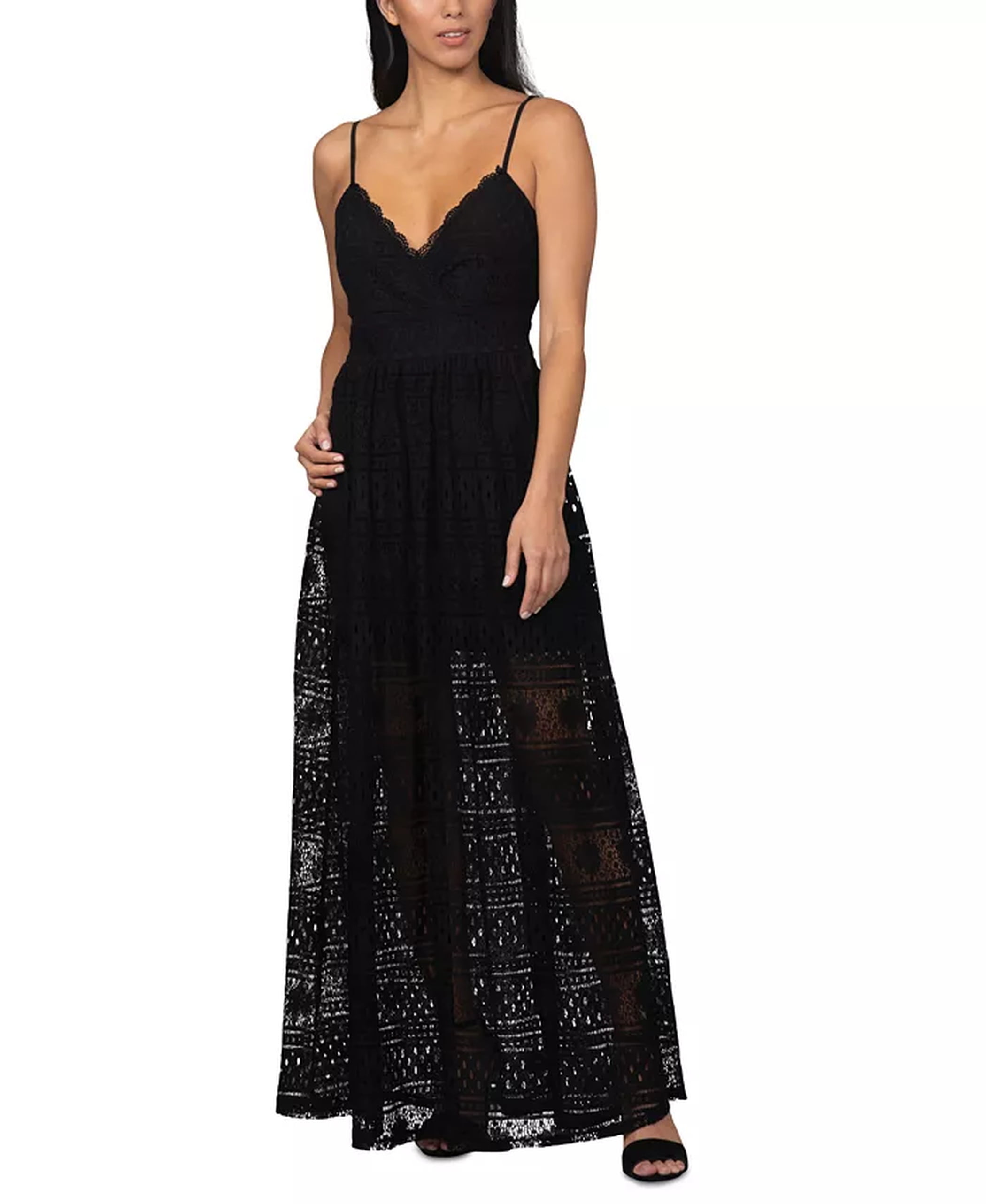 Robe Bustier BEBE Noir Laçage - Taille XS 2 - Neuve Avec étiquettes - Valeur 189$