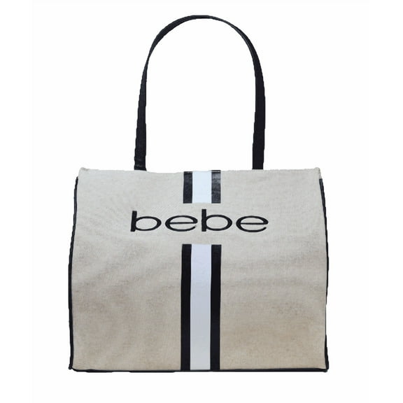 Bebe Paisley Large Canvas Tote