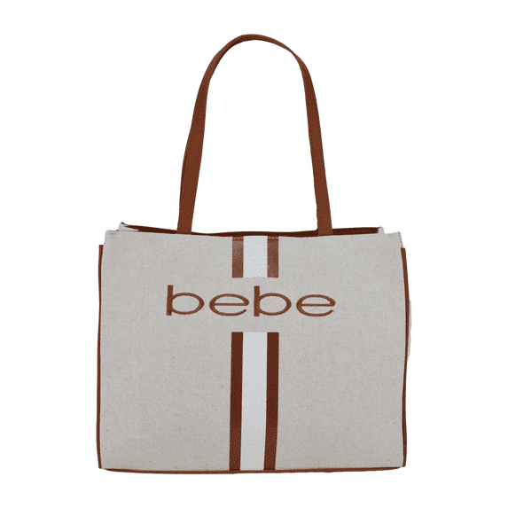 Bebe Paisley Large Canvas Tote