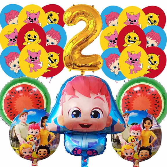 Bebe Playtime Balloons Party Supplies 2nd Big Number Decorations Decor Kit Birthday