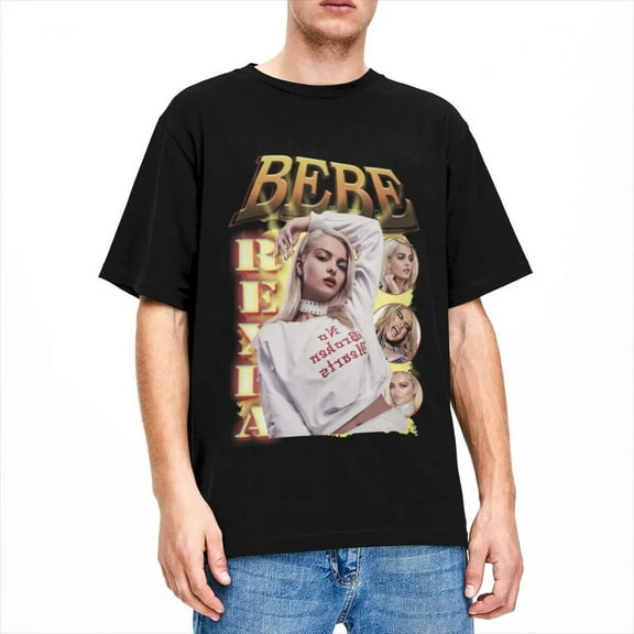 Bebe Rexha Bootleg Men Women's T Shirt Accessories Funny Tee Shirt Short Sleeve
