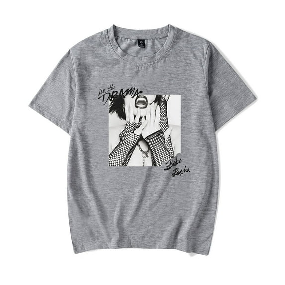 Bebe Rexha Merch I'm The Drama T-shirt Women Men Casual Fashion Album Short Sleeve Tee