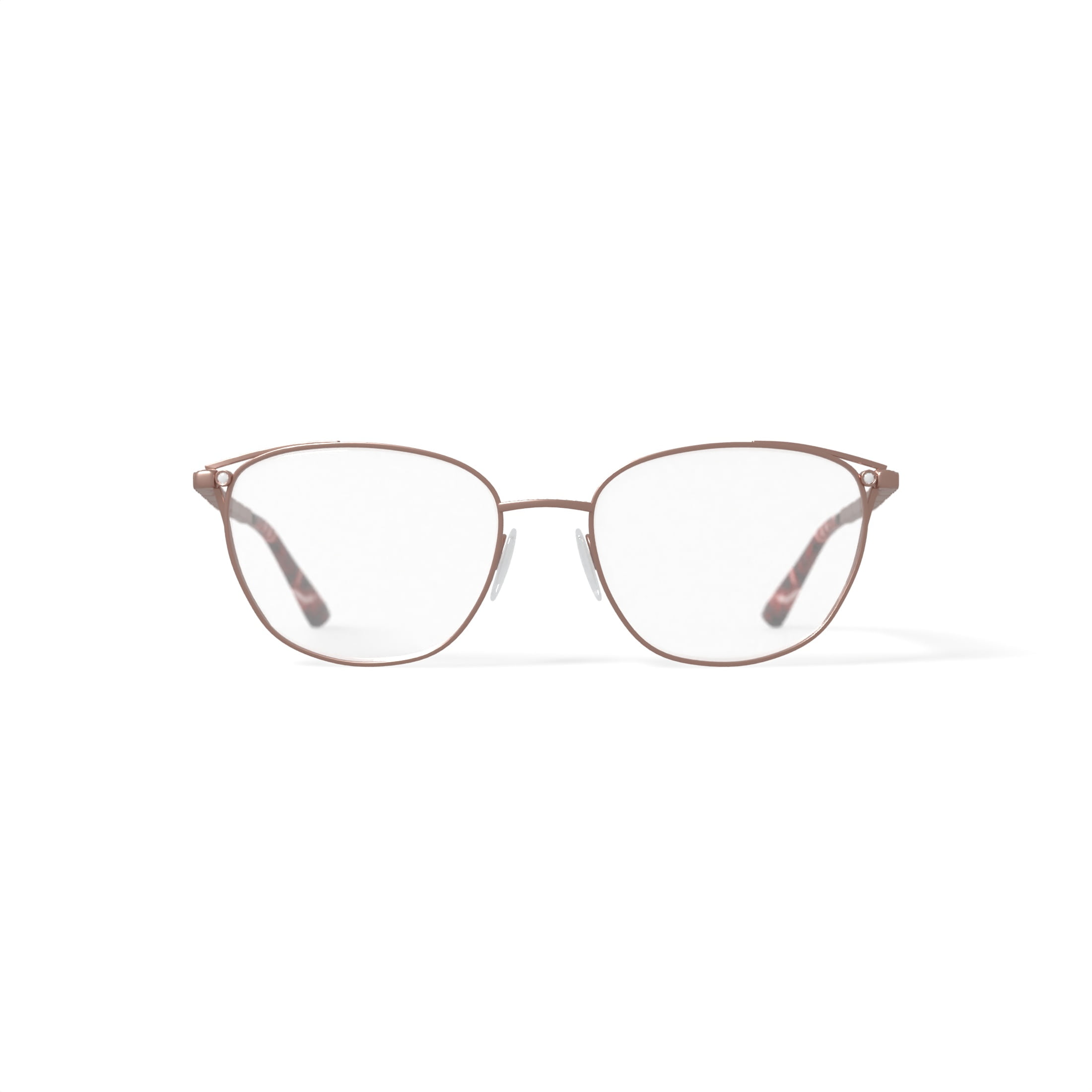 Bebe Women's BB4182 Prescription Eyeglasses with Case, Rose Gold