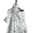 thumbnail image 1 of Bebe au Lait Premium Cotton Nursing Cover (Chateau Silver), 1 of 2