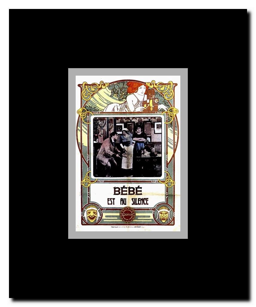 Bebe est au silence Framed Movie Poster