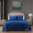 thumbnail image 1 of Bebejan 3 Piece Velvet Comforter Set, Queen ,Cozy Comfort, 1 of 8
