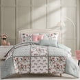 thumbnail image 1 of Bebejan Sage Serenity 5 Piece Comforter Set, Queen, Green, 100% Cotton Sateen, Reversible, All Season, Cozy Comfort, 1 of 10