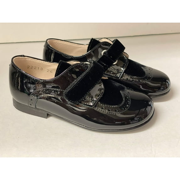 Beberlis 22218 Wing Tip Velcro Dressy Shoe