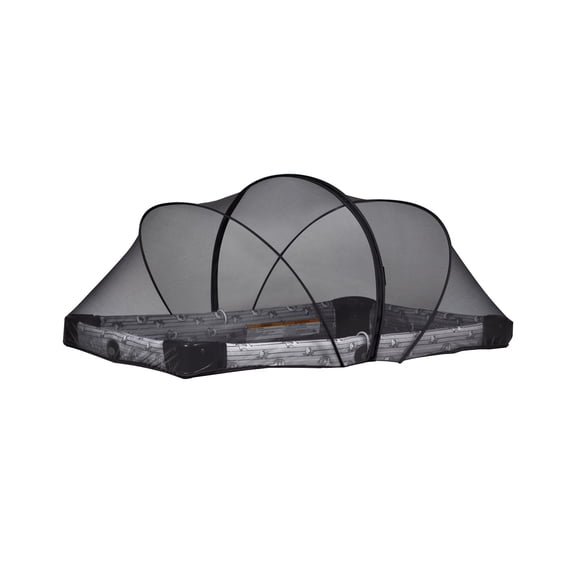 Beberoad Love Universal Pack N Play Mosquito Net Cover, Breathable Playard Mesh Canopy with Dual-Way Zipper, Black