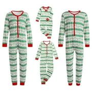Bebiullo Family Matching Christmas Pajamas Set Adult Women Mens Kids Pj's Sleepwear Nightwear