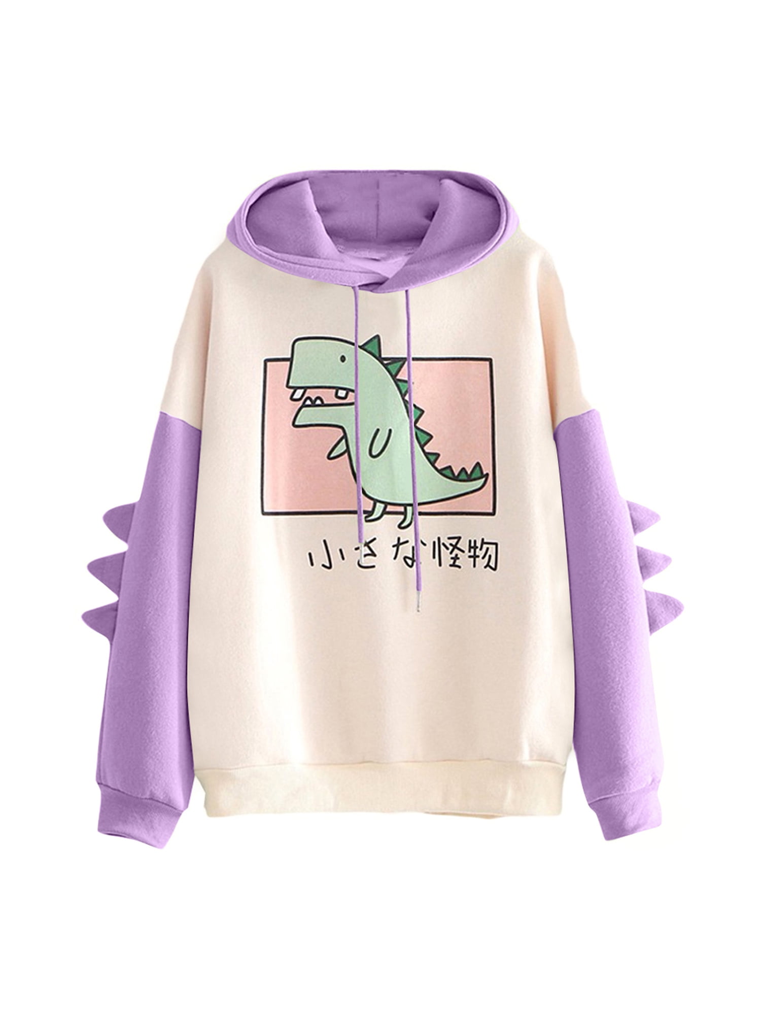 Color block 2025 dinosaur hoodie