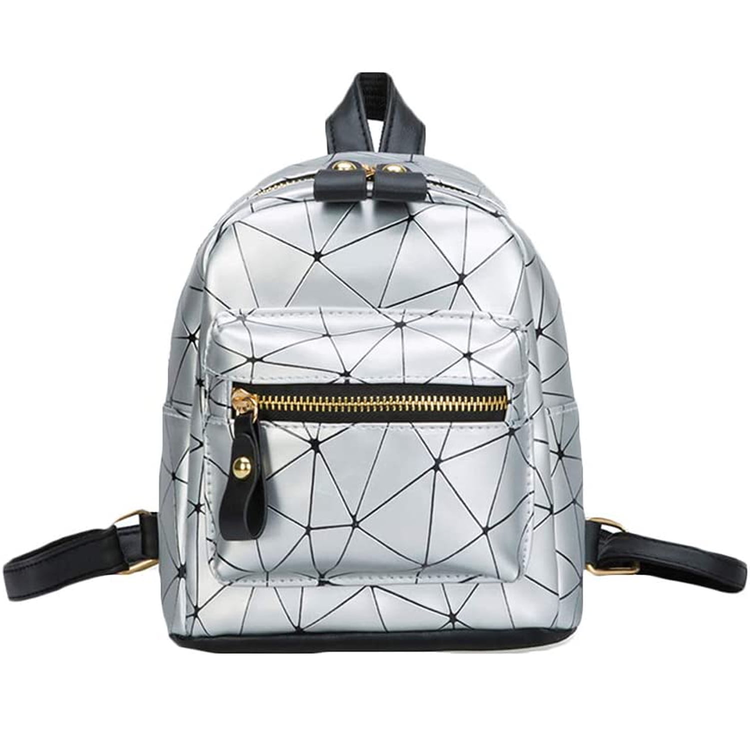 Mini Cute Small Zipper Backpack, Women's Geometric Pattern Backpack With  Adjustable Strap School Bag Bookbag For School Outdoors  Portable,Lightweight