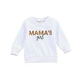 thumbnail image 1 of Bebiullo Toddler Baby Girls Mamas Girl Pullover Sweatshirt Tops Fall Outfit Casual, 1 of 3