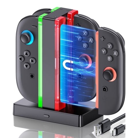 Beboncool  Switch 2 Joy-Con Charger, Magnetic Charging Dock for Nintendo Switch 2 Joy-Cons
