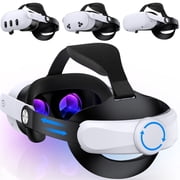 Beboncool Head Strap for Meta 2/3/3S, Adjustable VR Upgrade with Flip Visor & Washable Design,MQ5000