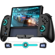 Beboncool Switch Controller - Customizable Turbo Buttons with HD Rumble Vibration, Ergonomic Joy-Con Grip for Nintendo Switch Family Games
