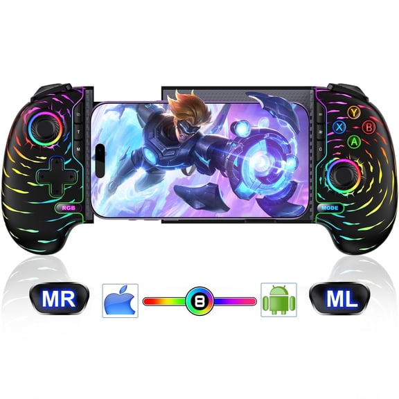 Beboncool Mobile Gaming Controller Compatible for iPhone Android