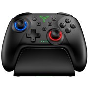 Beboncool Wireless Pro Controller for Switch 2/Switch/OLED/Lite, Hall Effect Joystick, RGB Light, Programmable Macros, 6-Axis Gyro, Dual Vibration, with Charging Dock