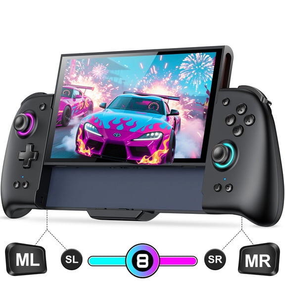 Beboncool Wireless Switch 2 Controller for Nintendo, Hall Effect Stick with Zero Drift&Macro Back Buttons