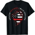 thumbnail image 1 of Because He's Mine I Walk This Line Helmet Fire Firefighter T-Shirt, 1 of 4