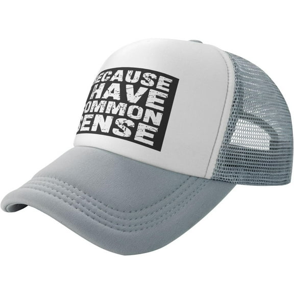 Because I Have Common Sense Hat Supporter USA Baseball Cap Trucker Hat