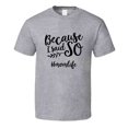 thumbnail image 1 of Because I Said So #momlife Funny Tshirt Cute Mother's Day Tee For Mother T Shirt, 1 of 1