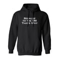 thumbnail image 1 of Because I'm The DM That's Why Adult Hooded Sweatshirt, 1 of 3