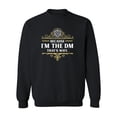 thumbnail image 1 of Because I'm The DM That's Why Game Master Funny Parody DT Crewneck Sweatshirt, 1 of 2