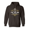 thumbnail image 1 of Because I'm The DM That's Why RPG Game Master Funny Parody DT Sweatshirt Hoodie, 1 of 2
