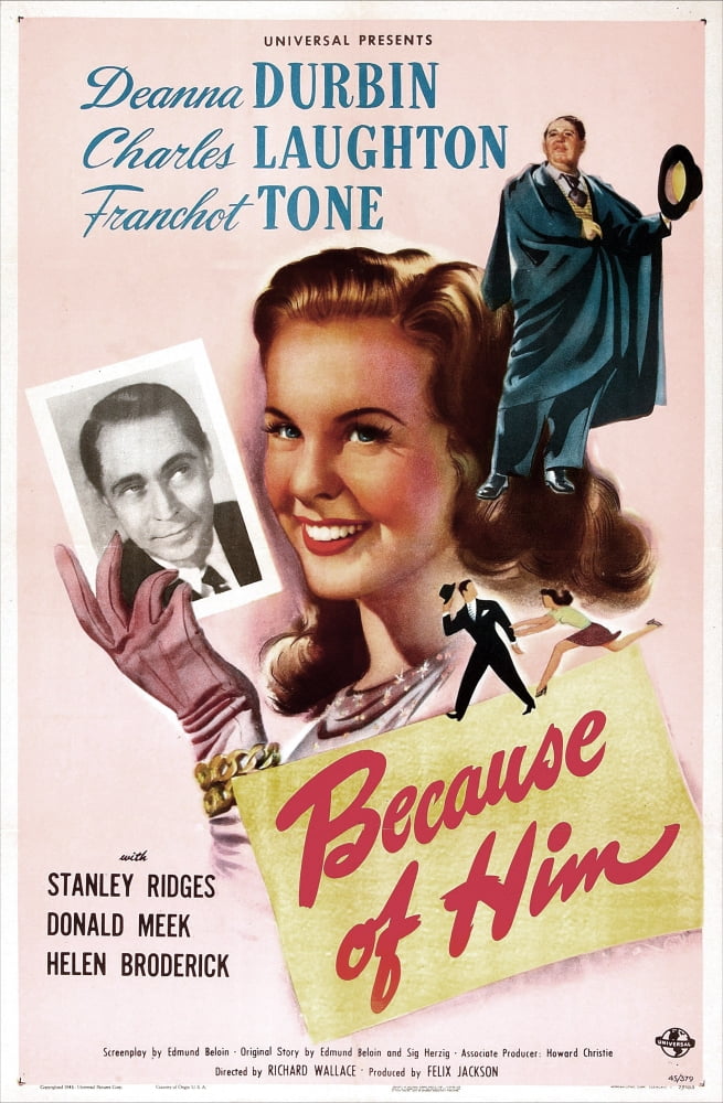 Because Of Him U Canvas Art - (11 x 17)